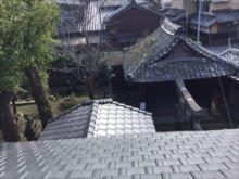 新規瓦葺き本棟取り付け工事