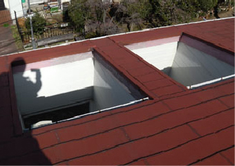 複雑な形の屋根